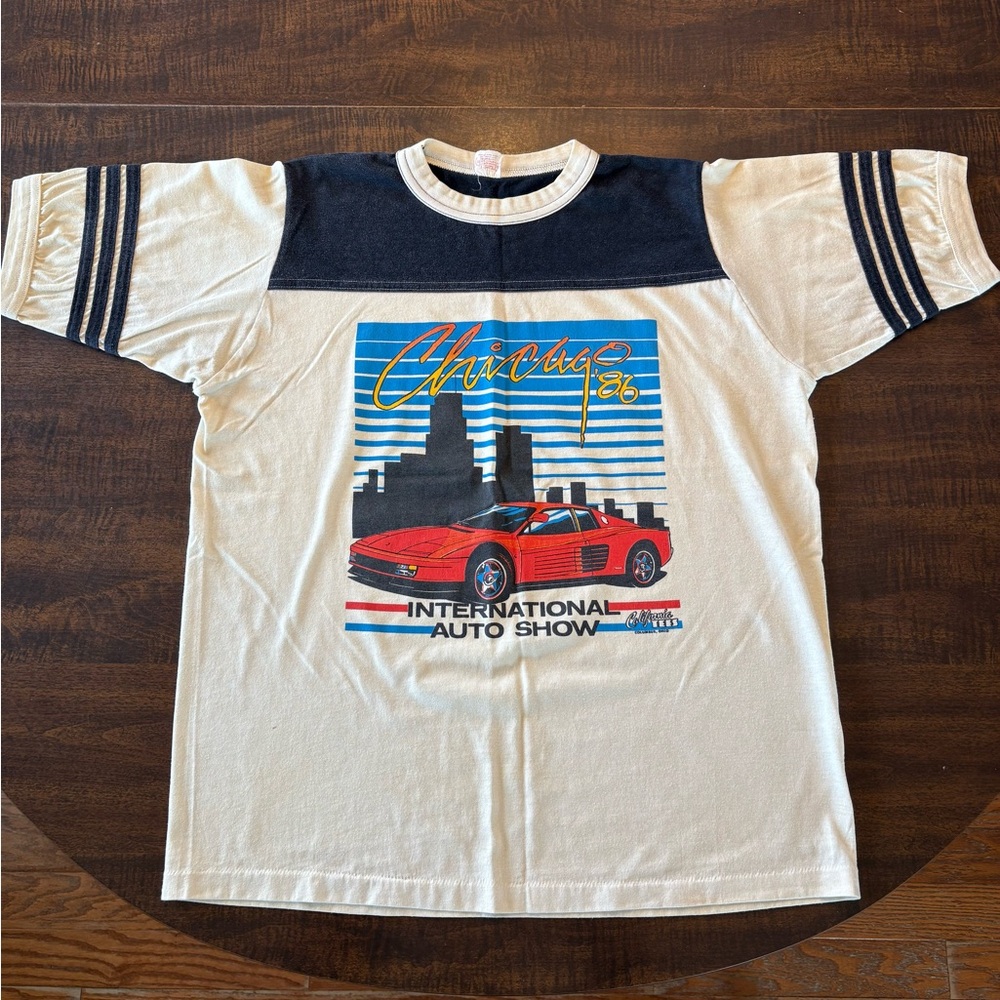 Vintage Chicago Auto Show Graphic T-Shirt